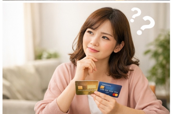 カード選びに悩んでいるイメージ